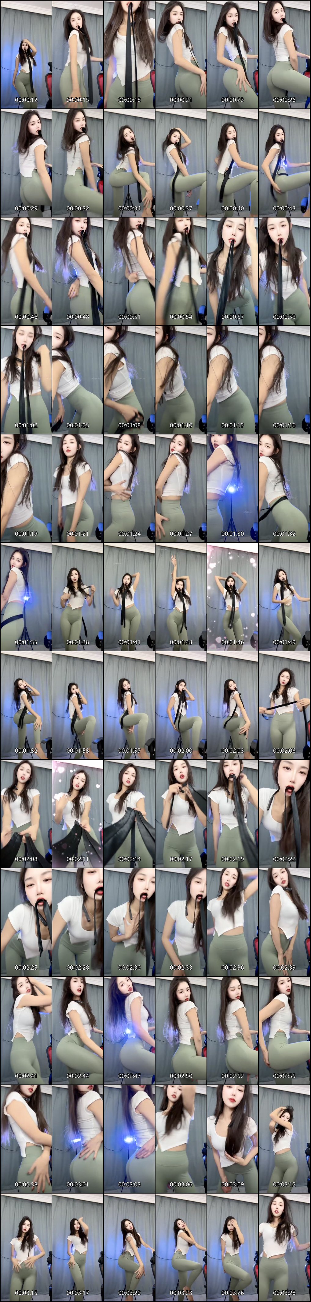 小甜甜瑜伽裤热舞合集_动感扭腰尽显迷人魅力