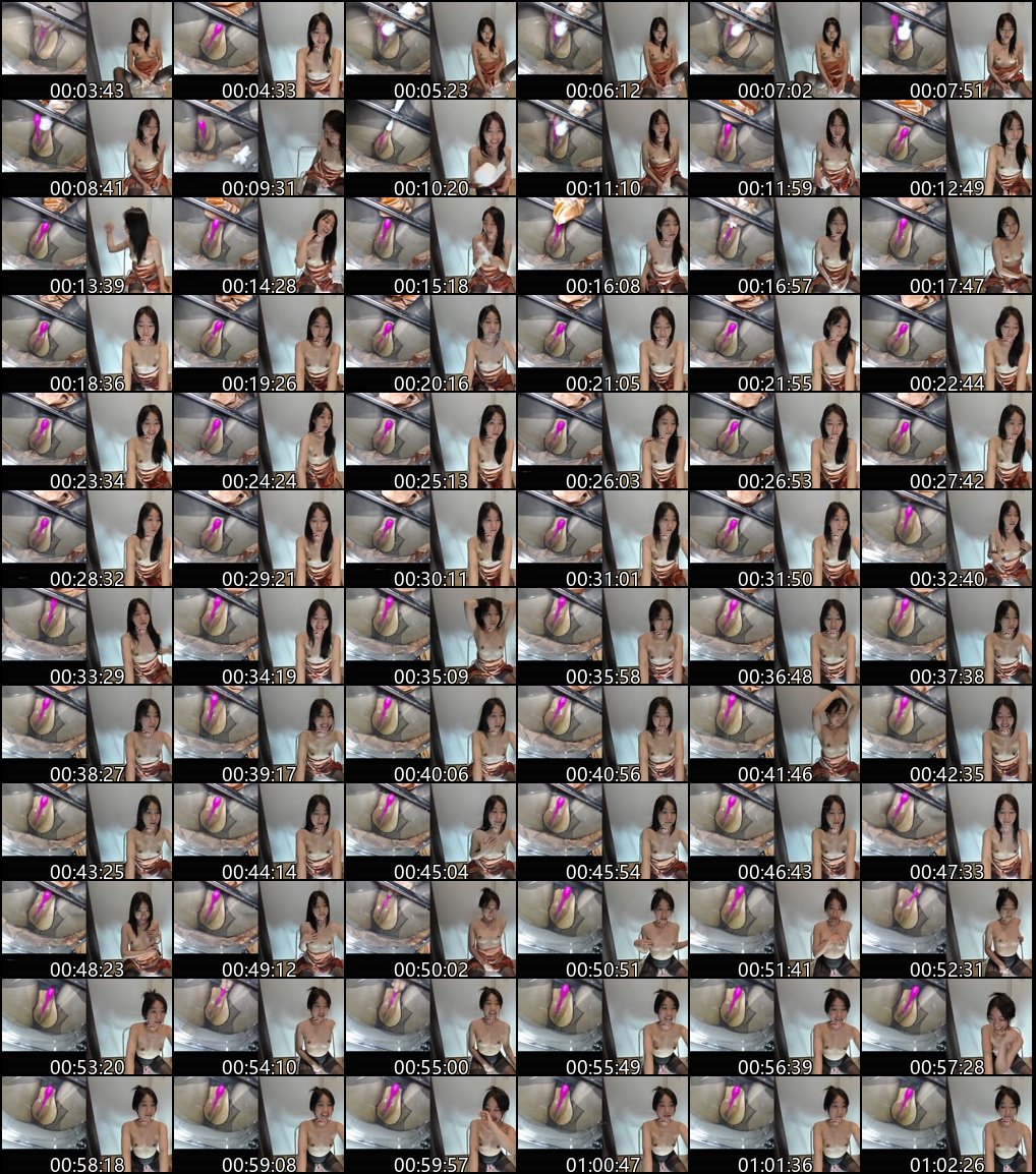 CB站双视角高颜值美女主播激情喷水合集6