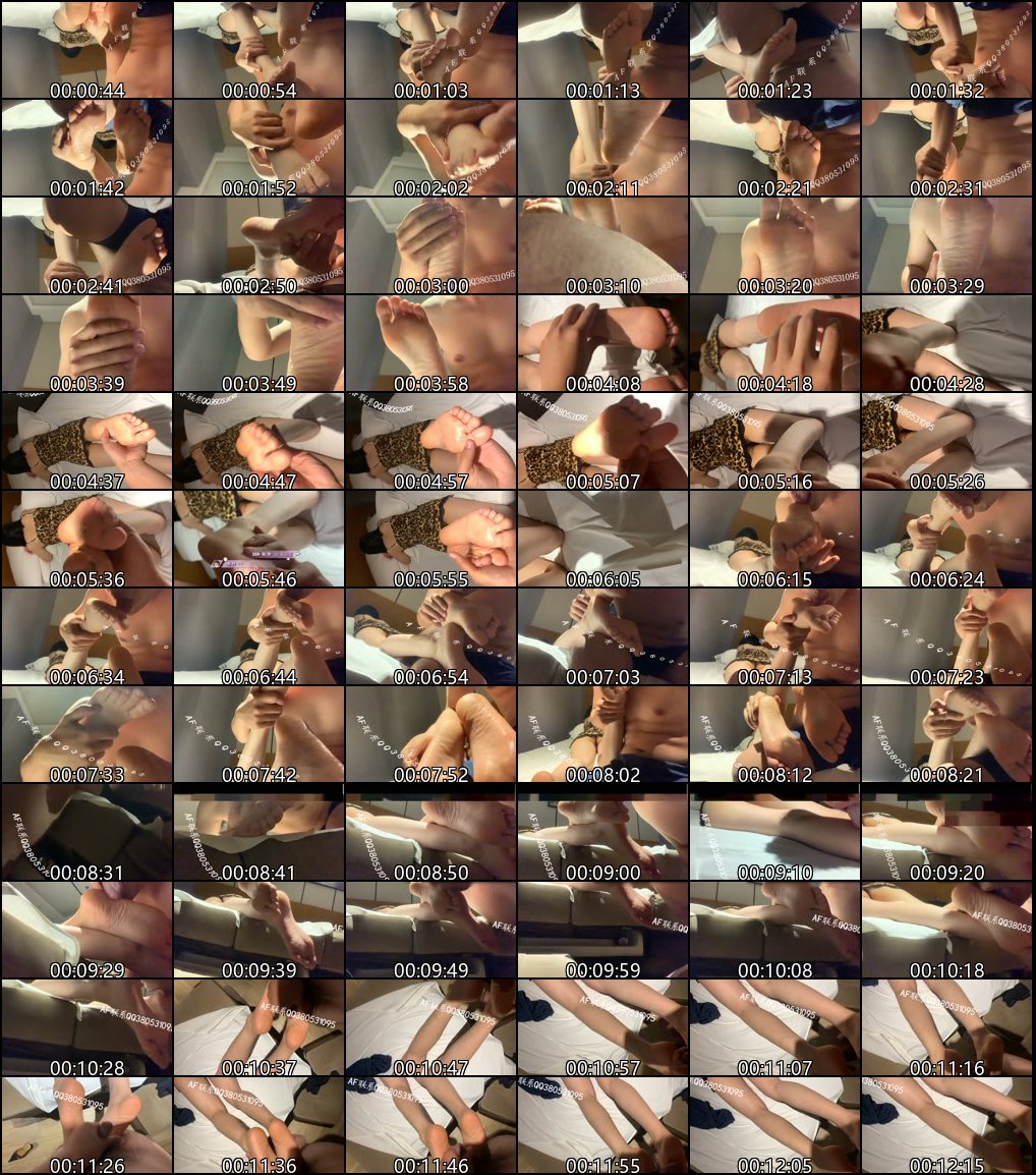 猥琐哥AFire丝足舔脚与足交足模精彩合集_18