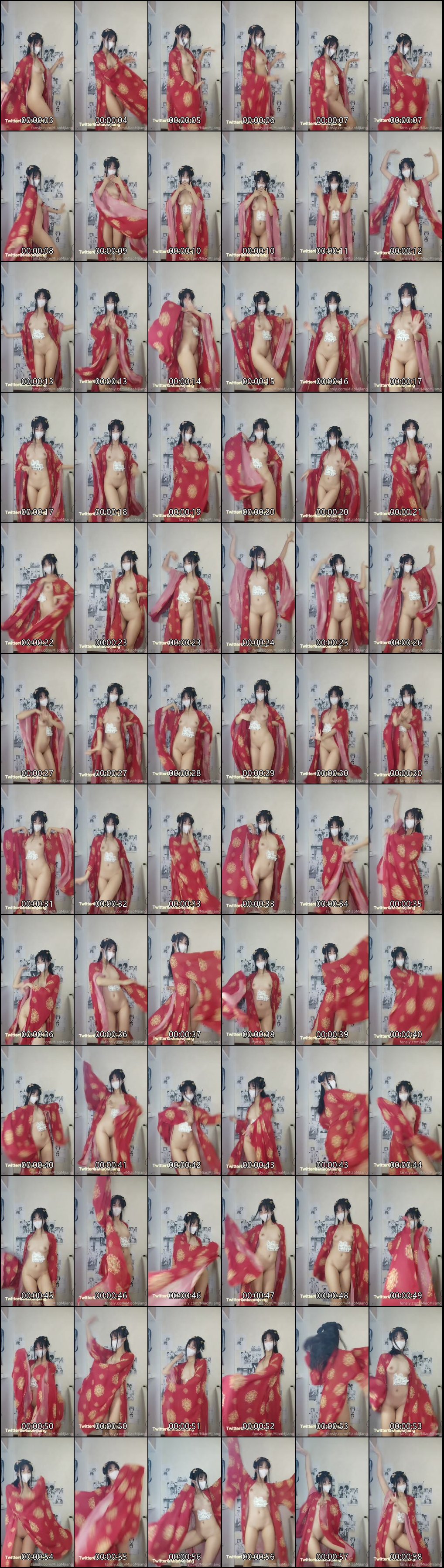 抖音风格裸舞表演_身材火辣皮肤白皙的喵酱魅力展现