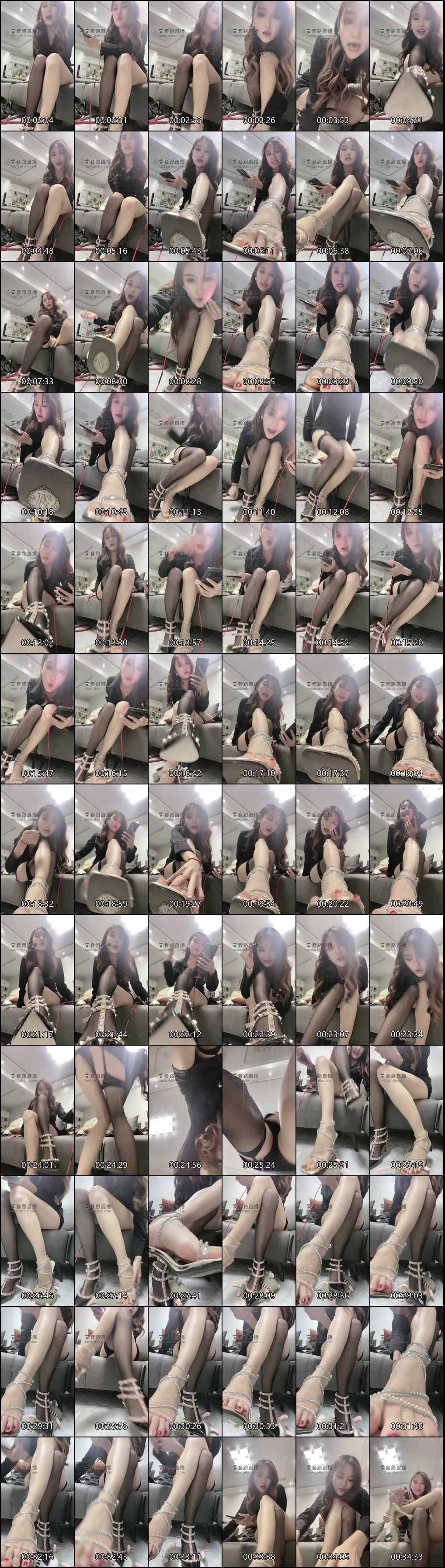 套路直播合集_黑丝玉足与言语调教精彩片段_2