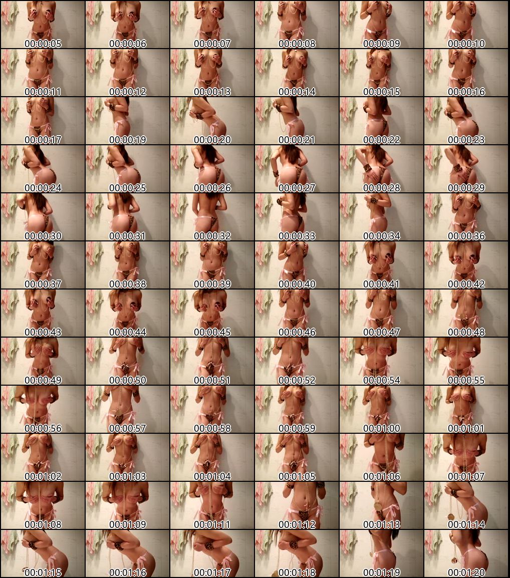 云宝宝演绎豹纹黑网袜的野性魅力诱惑