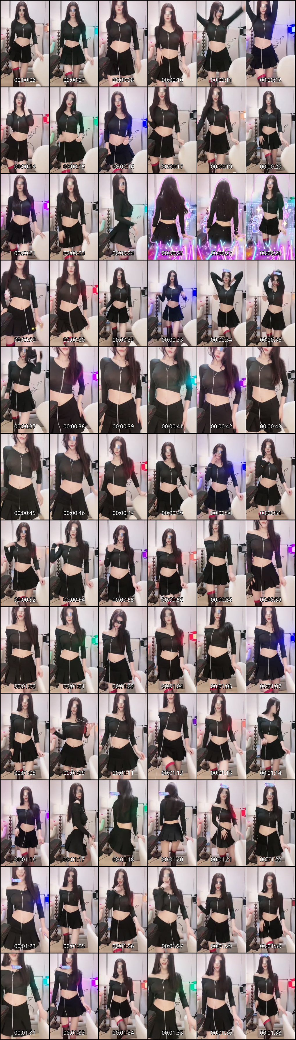 迷人张奶奶瑜伽裤与包臀裙性感舞蹈合集_4