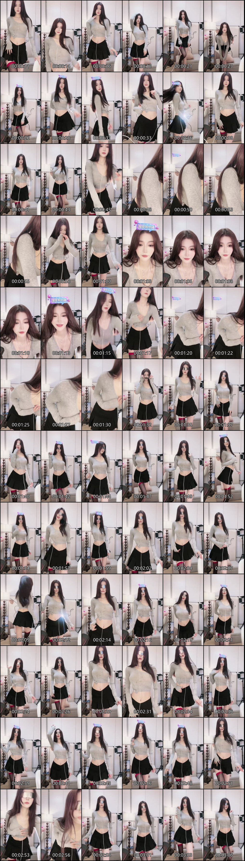 迷人张奶奶瑜伽裤与包臀裙骚舞合集_性感诱惑满分_3