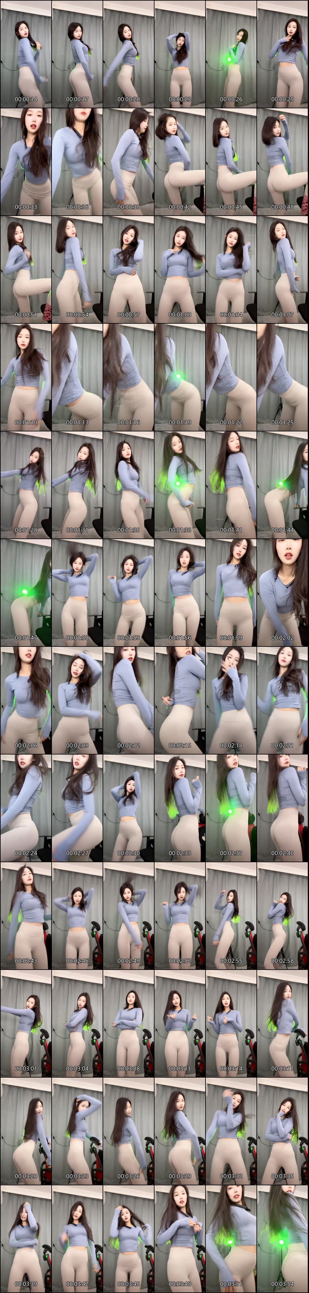 小甜甜瑜伽裤热舞合集_性感摇摆魅力十足