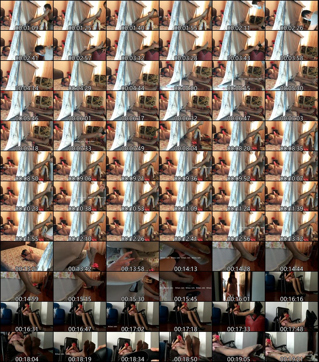 猥琐哥AFire丝足舔脚与足交足模精彩合集_5