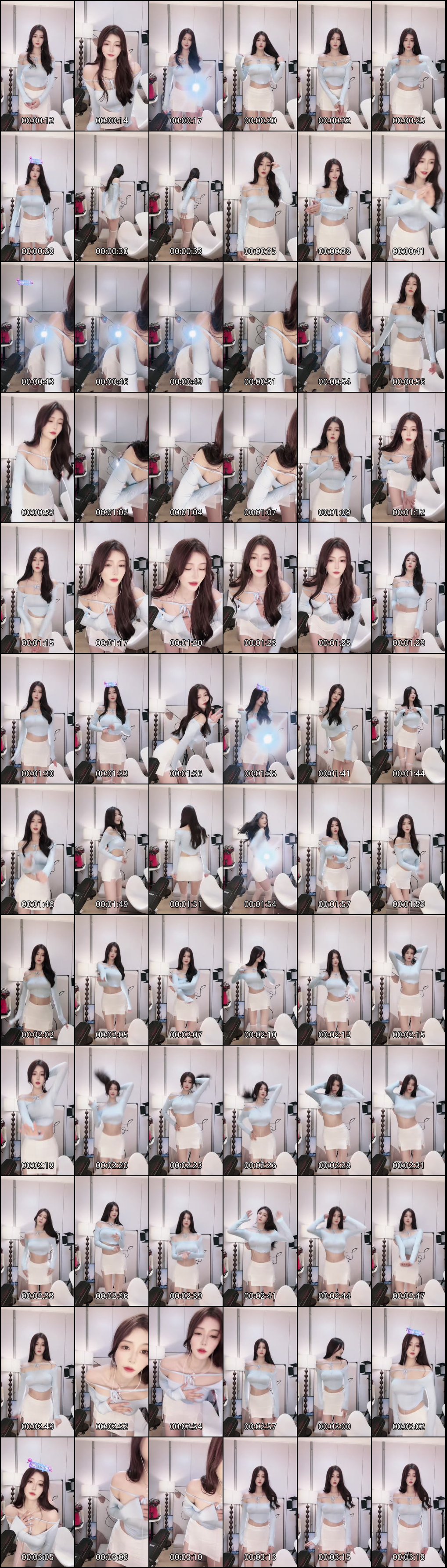 迷人张奶奶瑜伽裤与包臀裙性感舞蹈合集