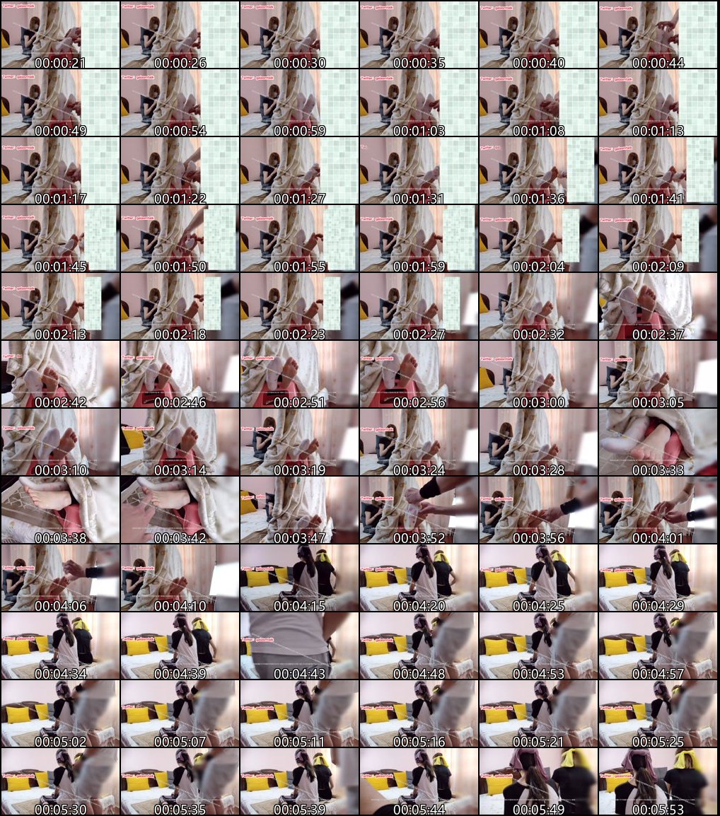 猥琐哥AFire三部丝足舔脚与足模展示合集