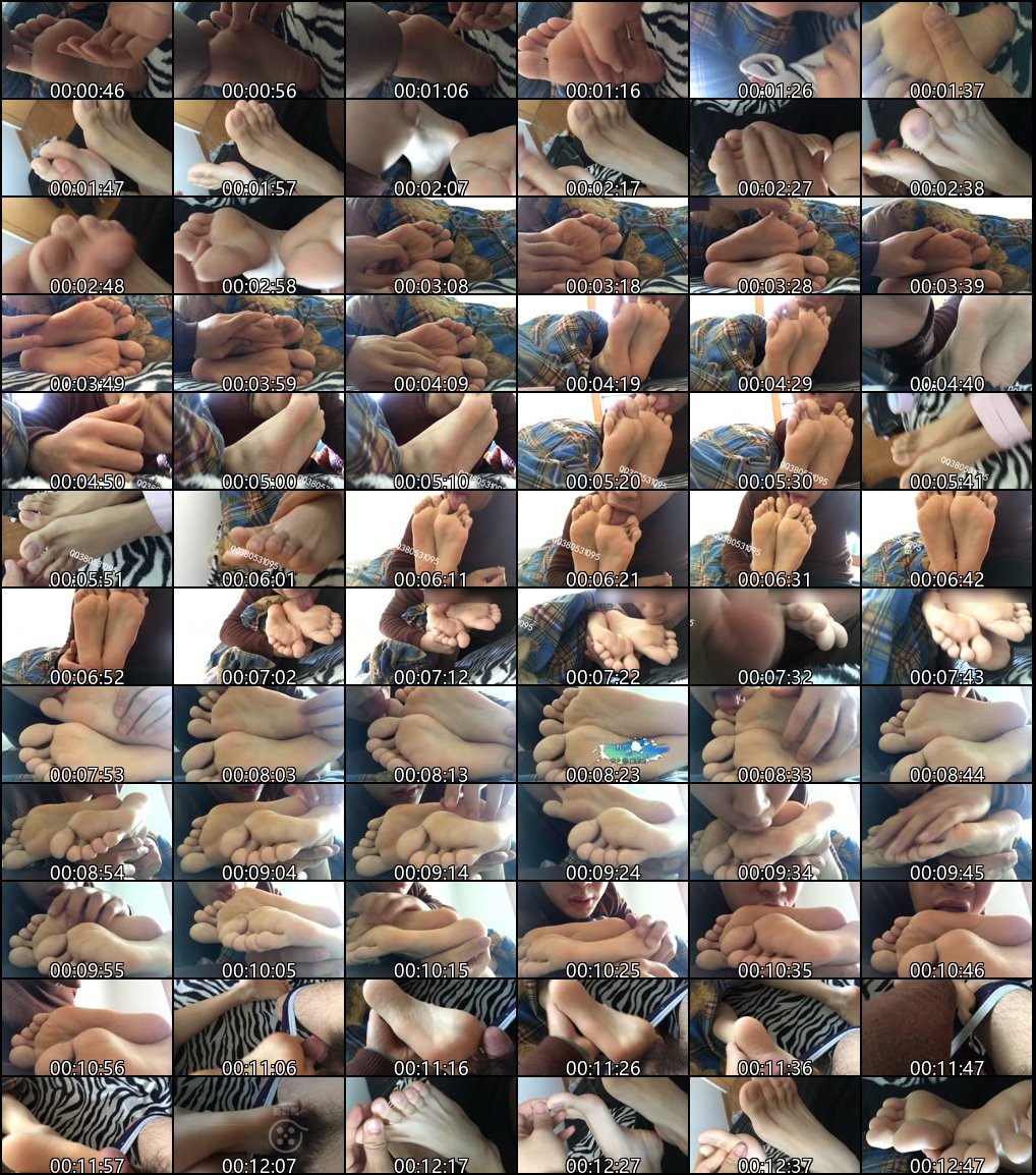 AFire丝足舔脚与足交足模精彩合集