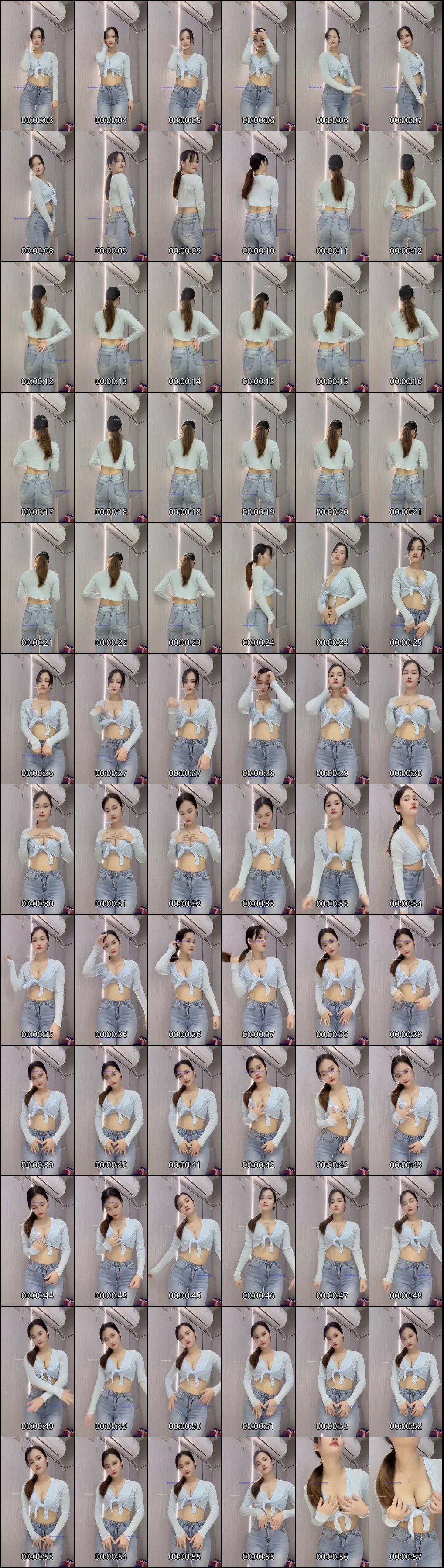 抖音热舞精选_瑜伽裤与牛仔裤的动感魅力展现_1