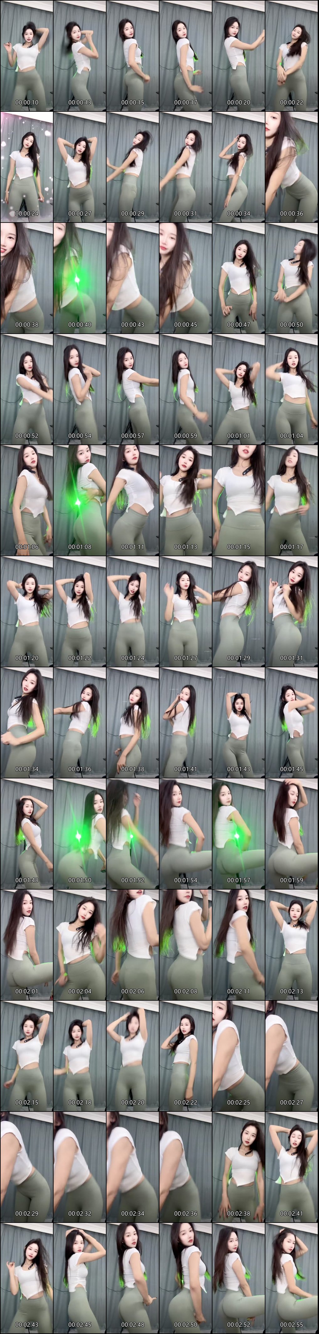 小甜甜瑜伽裤热舞合集_动感扭腰展现魅力