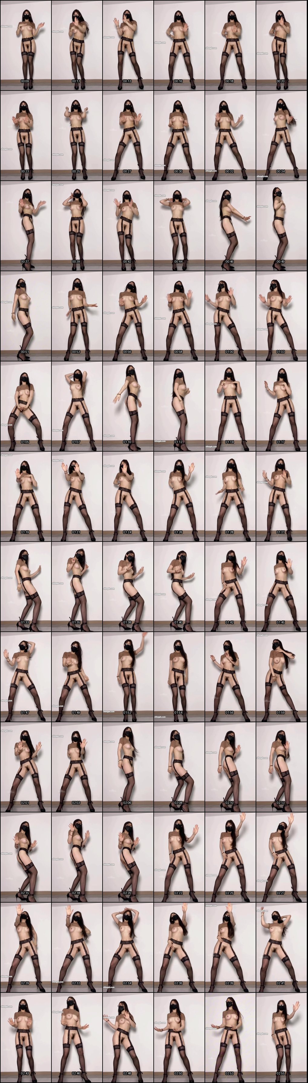 神仙蕊大奶女神裸舞科目三，顶级身材热辣诱惑！