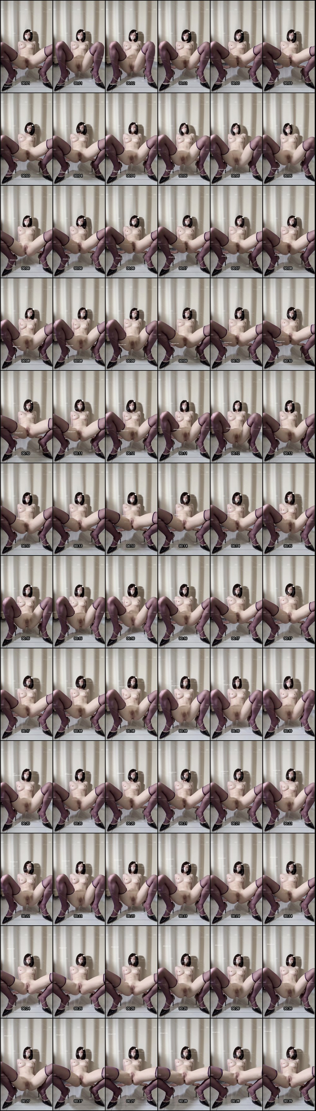 猫猫酱福利姬黑白丝袜裸舞诱惑，VIP专属热辣表演