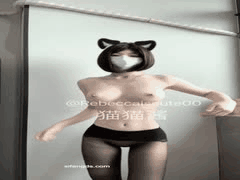 猫猫酱福利姬白丝黑丝裸舞诱惑，VIP专属热辣表演_1