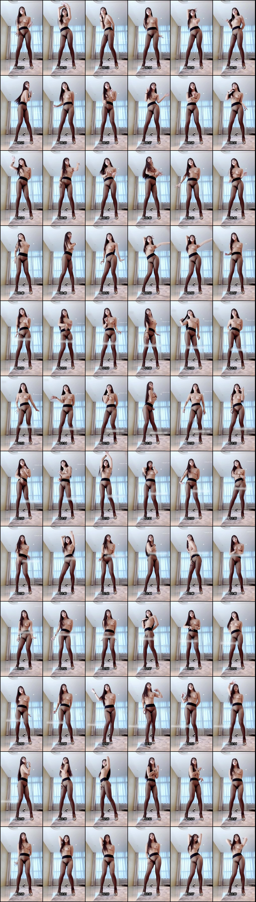 小桃高颜值裸舞诱惑：极骚慢摇正反双视角_1