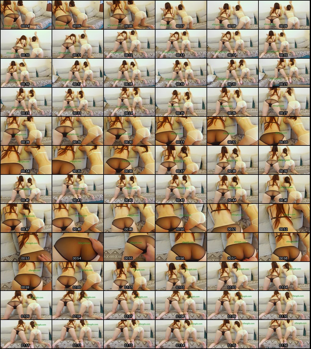 老虎菜回归第二弹！天然呆鹿萦与骚浪希希的双女主约炮激情