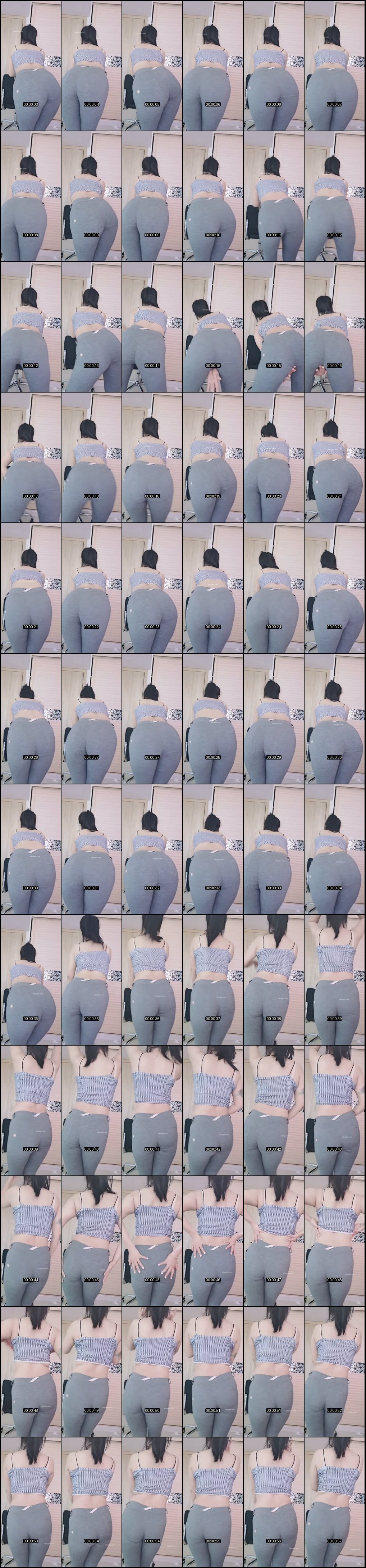 巨乳美女瑜伽裤紧裹丰臀 牛仔裤骆驼趾扭腰摇臀 私人定制诱惑合集