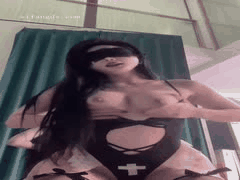 半糖巨乳福利姬黑丝高跟足交喷水自慰诱惑