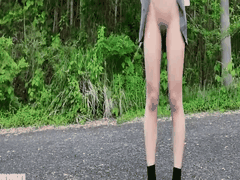 22岁苗条无毛美女首次户外露脸拍摄_嫩穴开合内射_清洁口交特典限时优惠