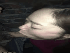 大巴最后一排情侣自拍户外口爆！超骚妹子认真吃鸡巴还合影，随时随地泻火