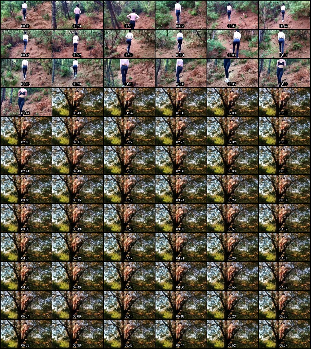 猎奇刺激！中国情侣竟爬树上野战，追求极致快感#猎奇#反差#母狗