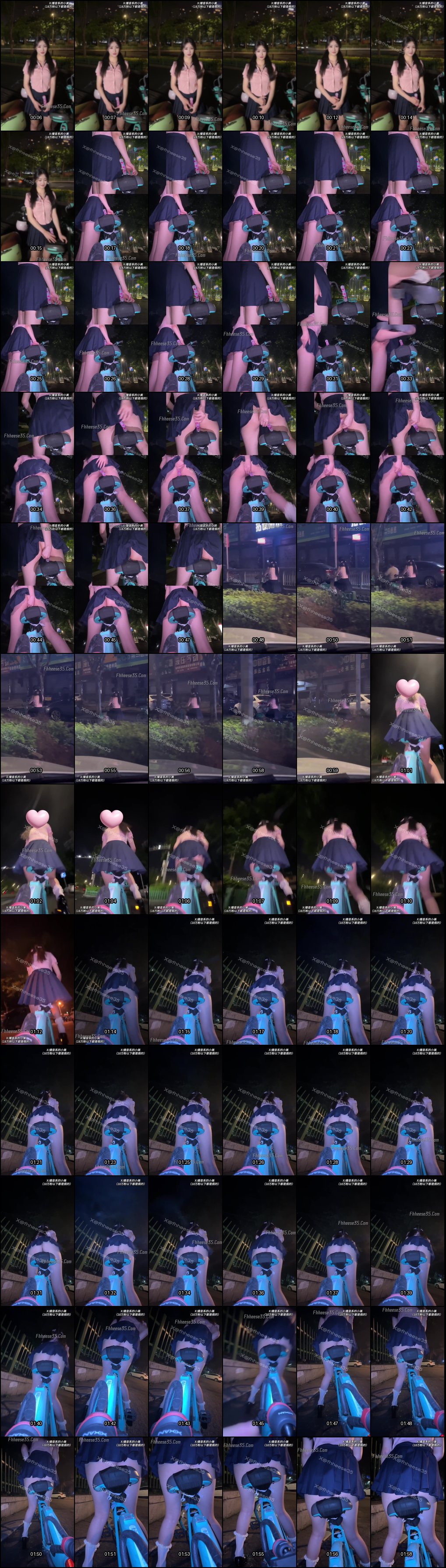 播音系小美无内骑单车！雪白大屁股第一视角超刺激