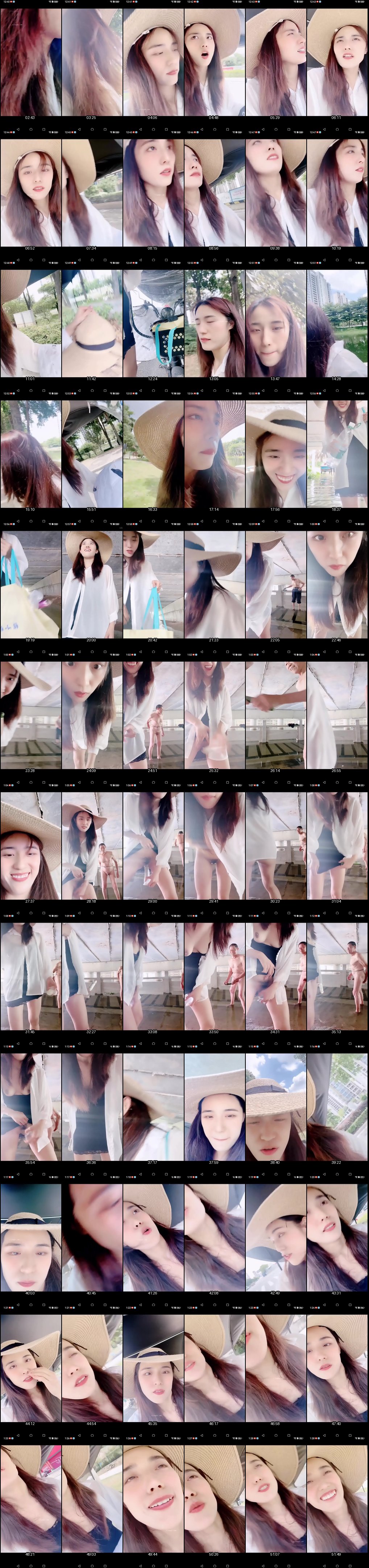 代也加户外超强露出大胆挑战