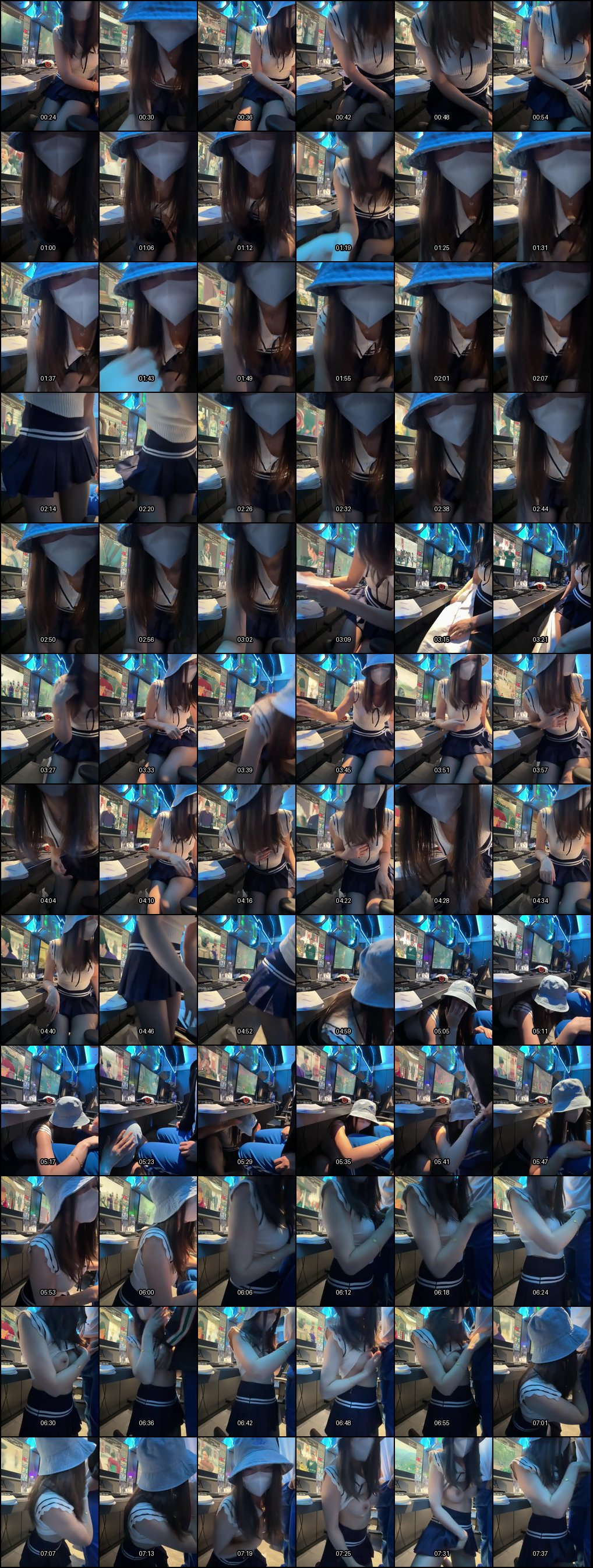 网吧直播大胆露出！nideanbaby热辣表演第一弹