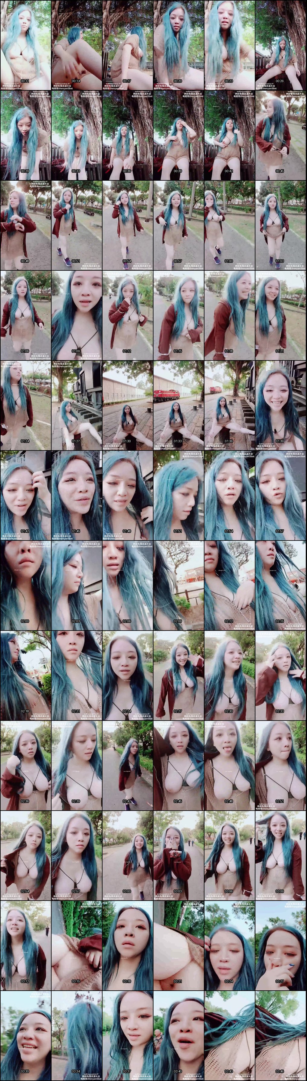 户外微风拂面爆乳美女解衣挑逗，娇喘旷野回荡诱人揉捏