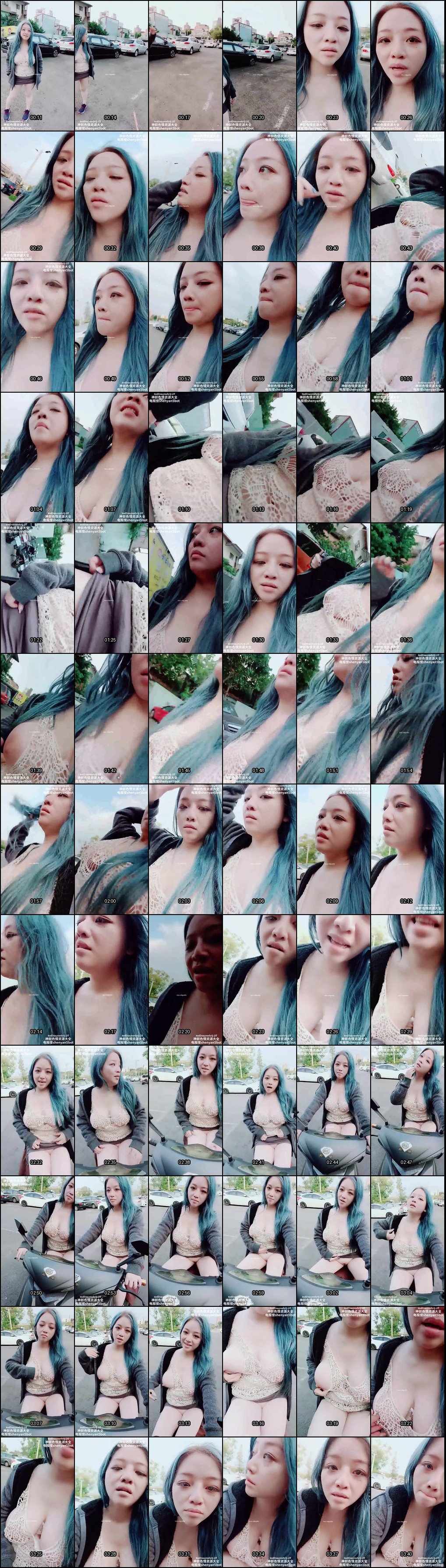 户外微风诱惑：爆乳美女解衣挑逗，娇喘旷野回荡