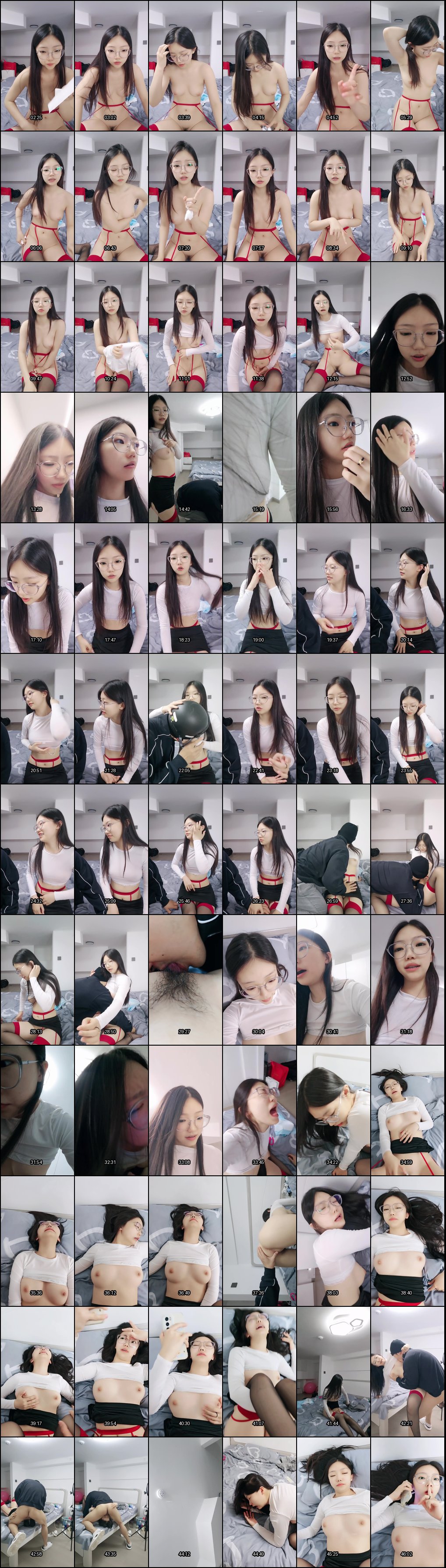 清纯眼镜妹激情多场舌吻口交 被猛抱倒挂金钩无套猛干