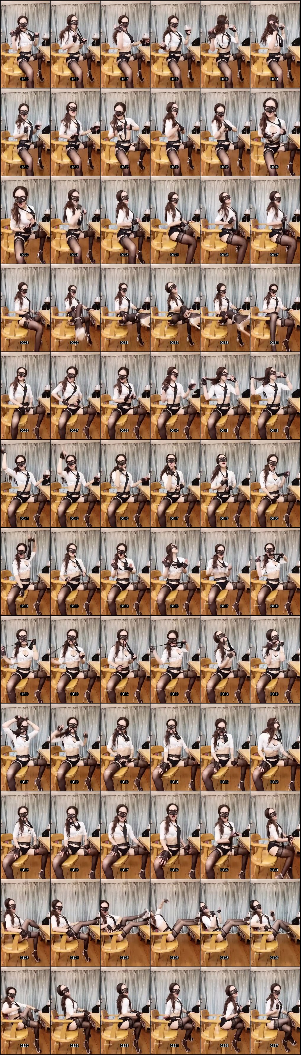 抖音熟女健身教练黑丝高跟自慰诱惑，极品身材韵味十足_1