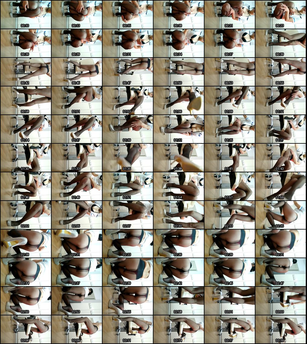 熟女广场舞骚舞诱惑：情趣内衣黑丝扭臀抖胸晨风秀_1