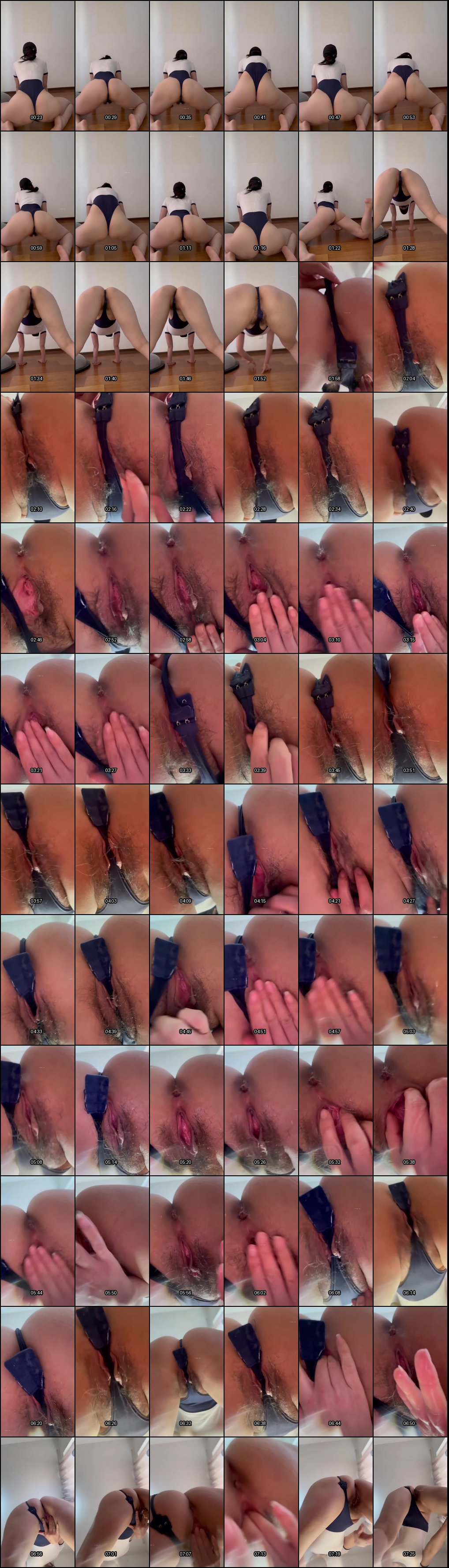 快手熟女福利爆棚！苗条美少妇瑜伽紧身翘臀自慰，高潮喷尿付费私拍