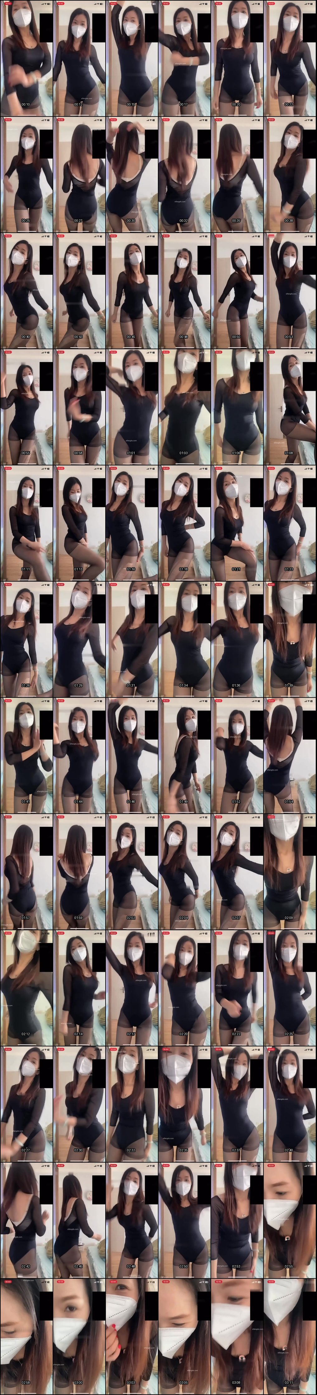 抖音喜晴极品熟女：丝袜肥臀扭腰诱惑金主，口罩下风骚内心渴望激情碰撞