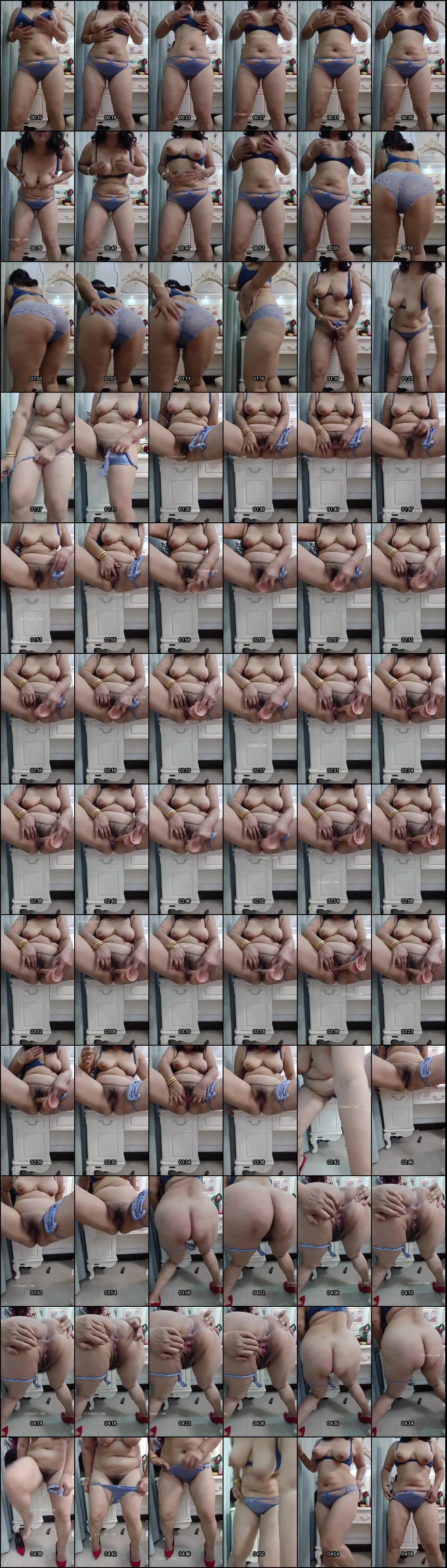 辉玲熟女大尺度道具自慰：大奶肥臀抖穴福利，坦克身材私拍诱惑