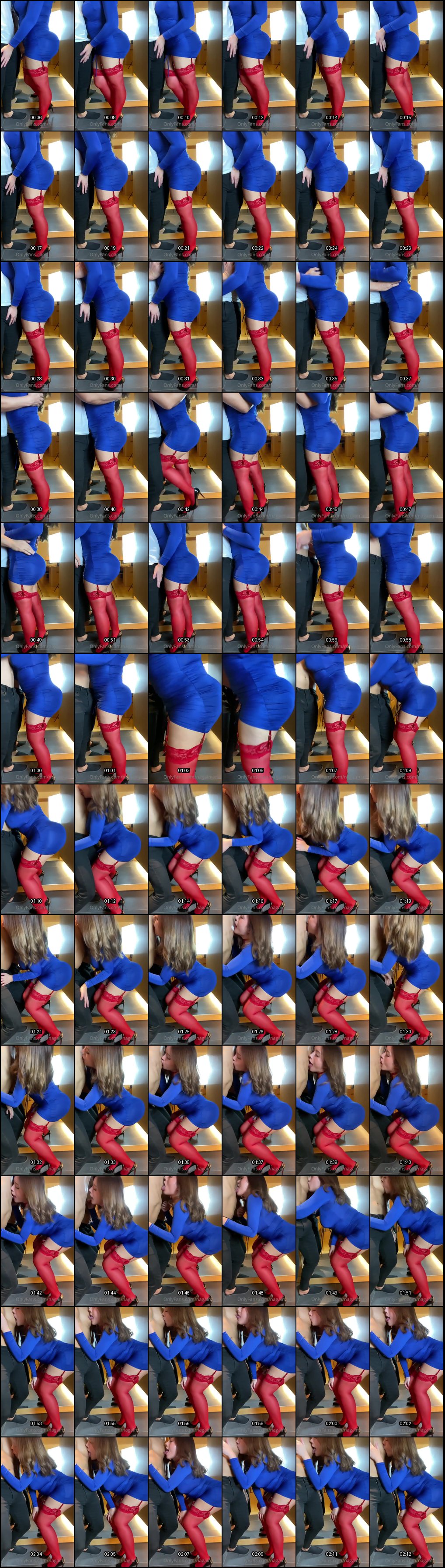 巨乳熟女极品诱惑：大肥臀配蓝衣红丝，女上骑乘拉满魅力