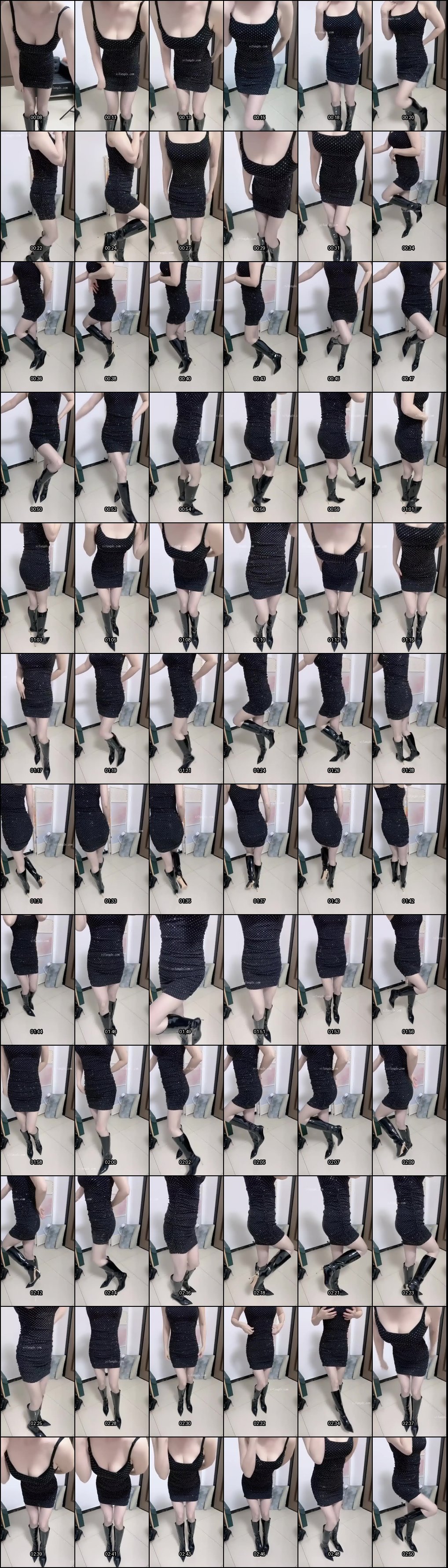 大红美甲丝袜高跟诱惑：欠操骚母狗摆弄美足美腿等待入侵