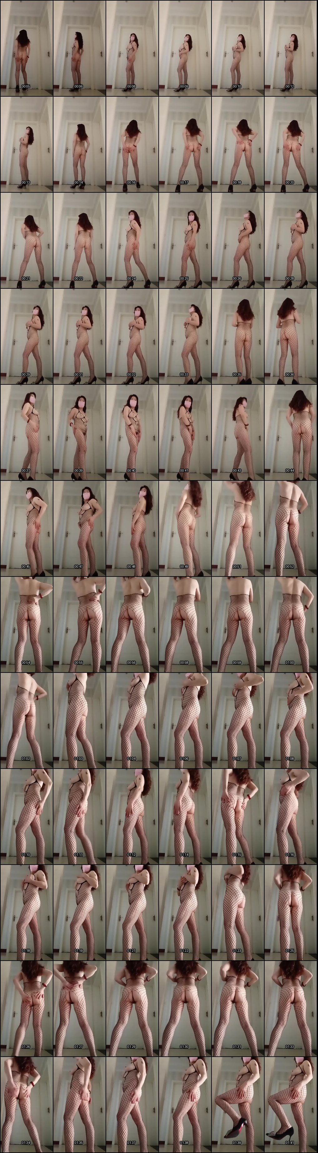 靓姐肥臀熟女裸舞自慰诱惑：情趣网袜巨乳后入高潮，淫水直流饥渴难耐