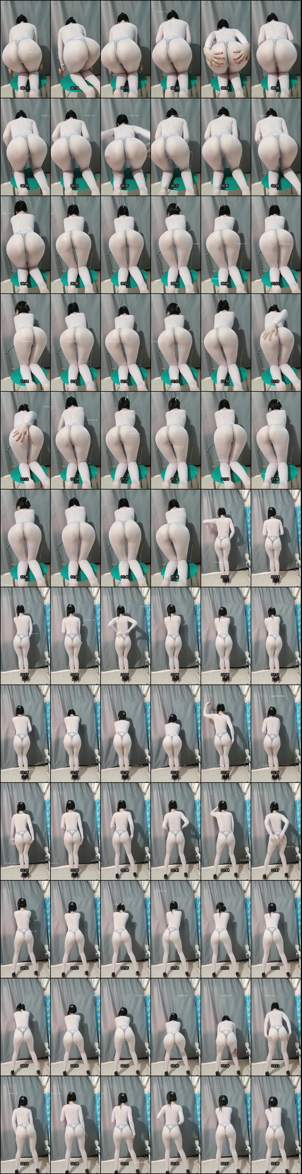 熟女小英子情趣丁字裤骚舞诱惑：肥臀摇曳后入抽插必看！