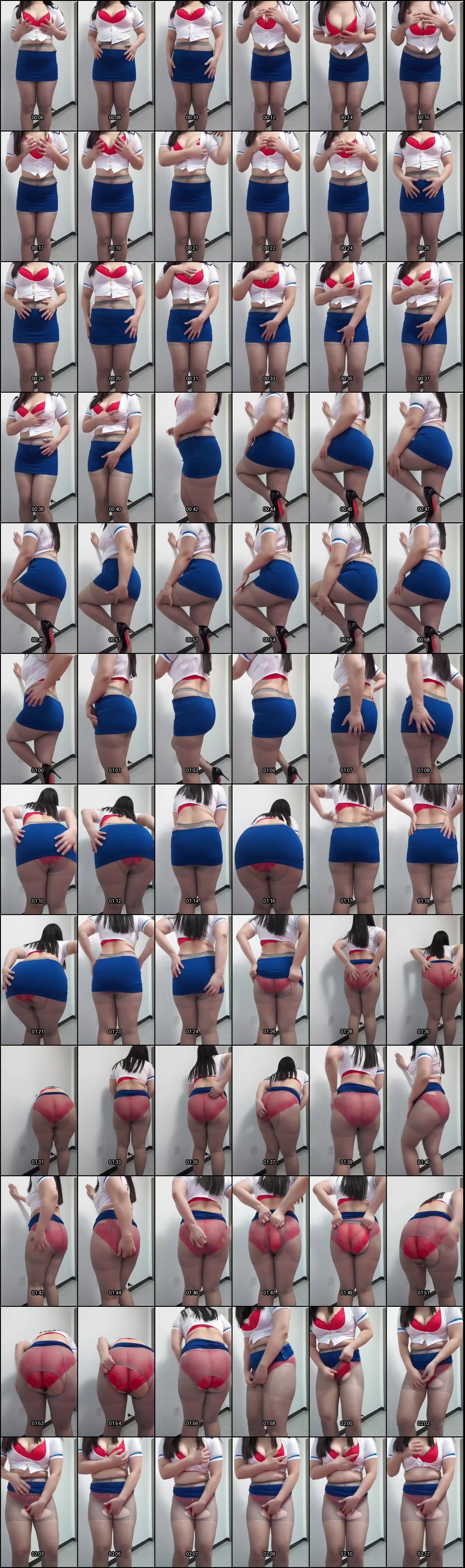 快手熟女主播石门二姐的致命肥臀诱惑：包臀裙长靴完美炮架子_1