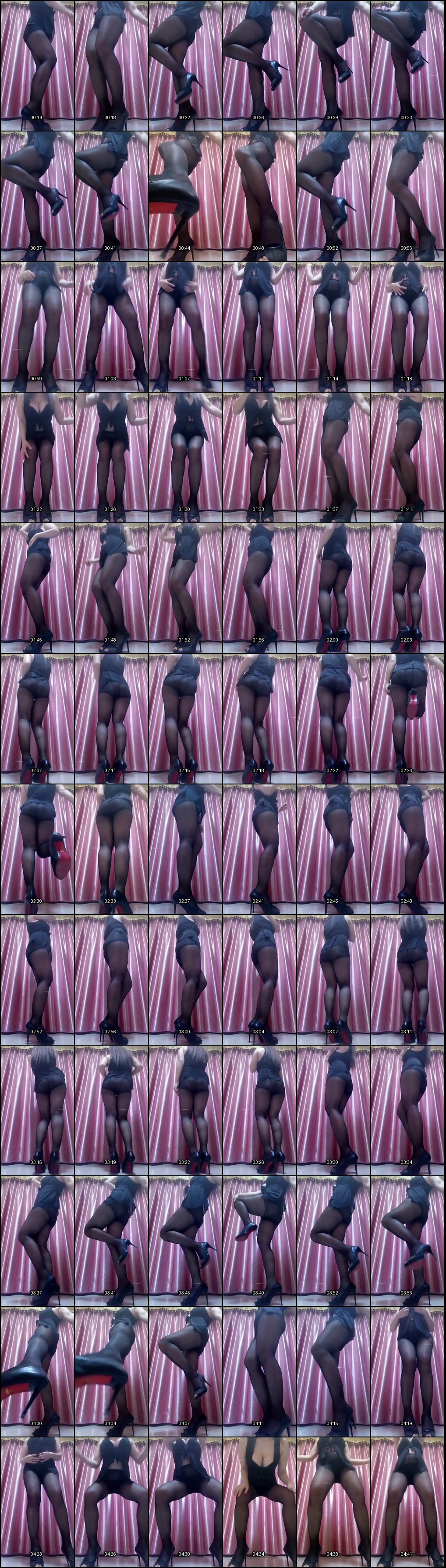 抖音坦克熟女梅儿黑丝情趣热舞，丰满肥臀扭动直戳老色批性癖！_1