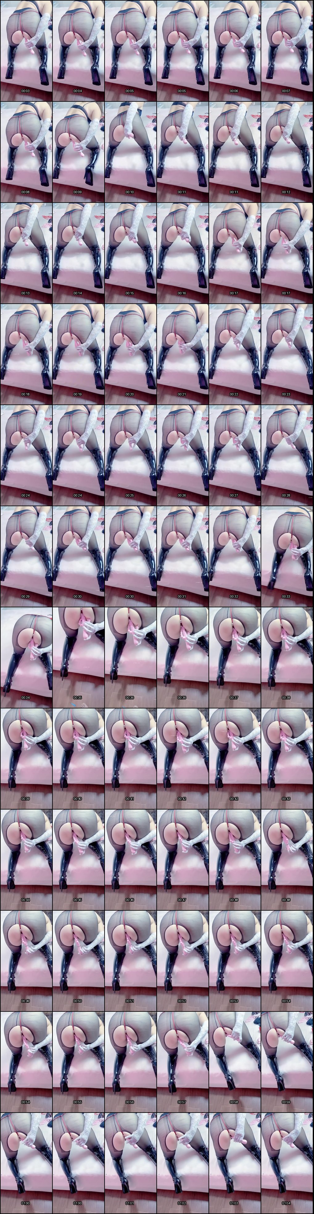 快手Ke一姐小娘付费定制：大奶翘臀熟女红色开档丝袜自慰诱惑