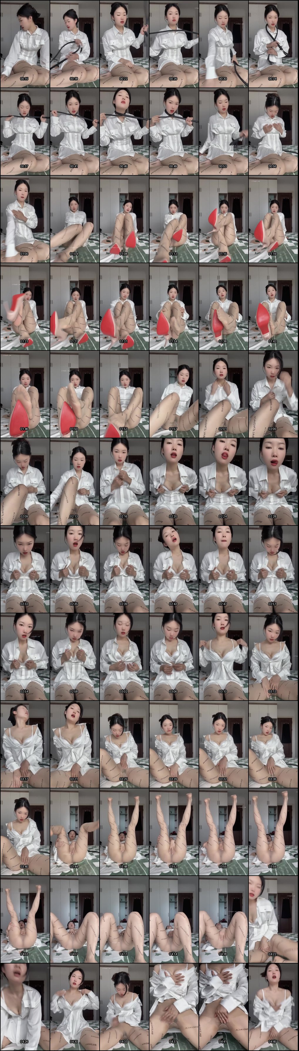 丝袜熟女高跟无内自慰诱惑大合集：雪白美乳黑丝骚穴视觉盛宴