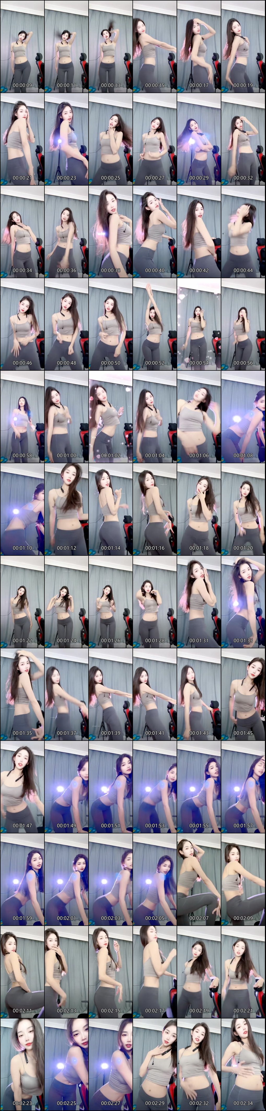 快手小甜甜瑜伽裤热舞合集_动感扭腰展现无限魅力