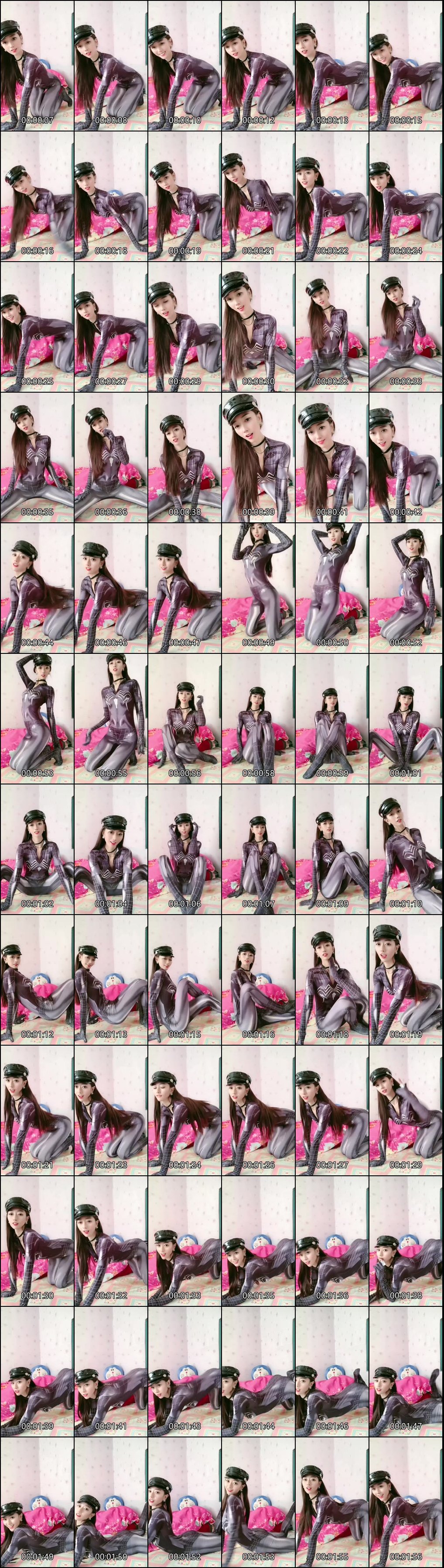 快手热舞_骨感美少女瑜伽裤与皮裤牛仔裤魅力摇臀_2