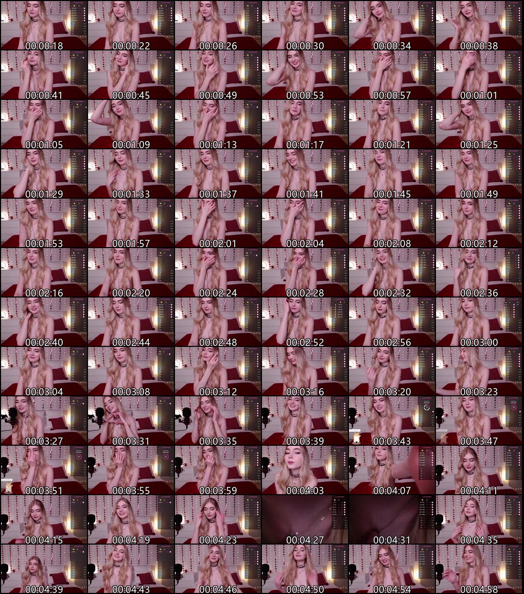 欧美颜值主播VonnaLein精选合集_极品身材尽显魅力