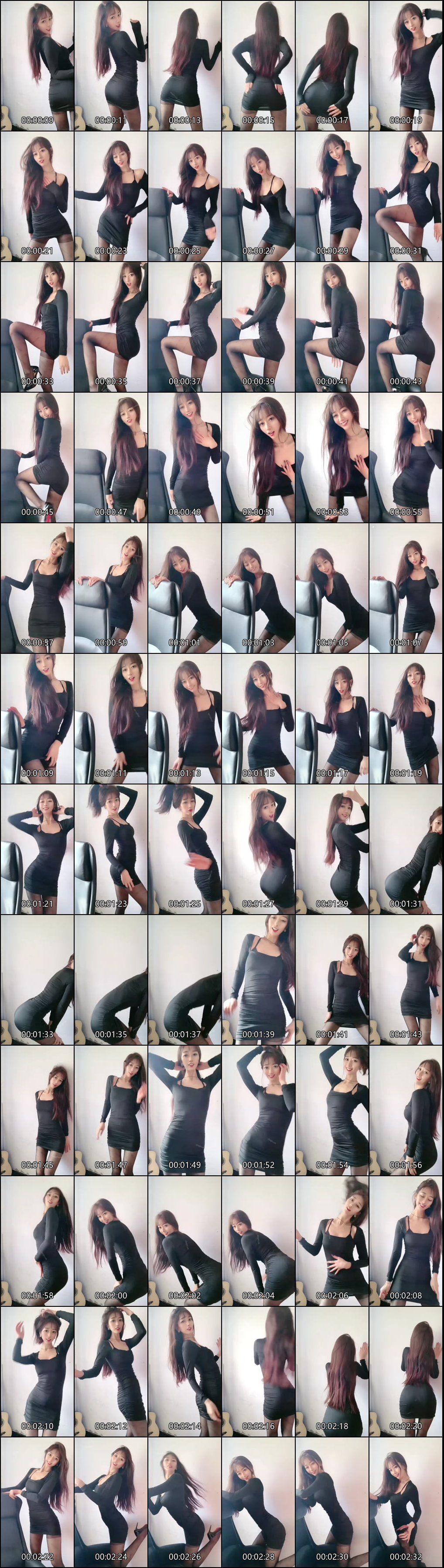 快手热舞_骨感美少女皮裤牛仔裤瑜伽裤摇臀魅力展示