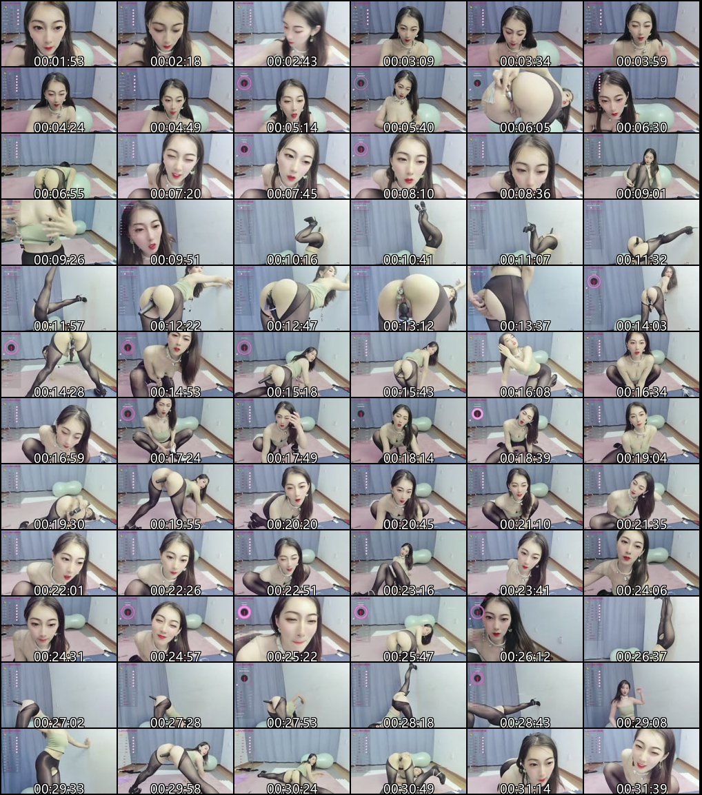 瑜伽裤美女主播性感肥臀与道具自慰精彩合集
