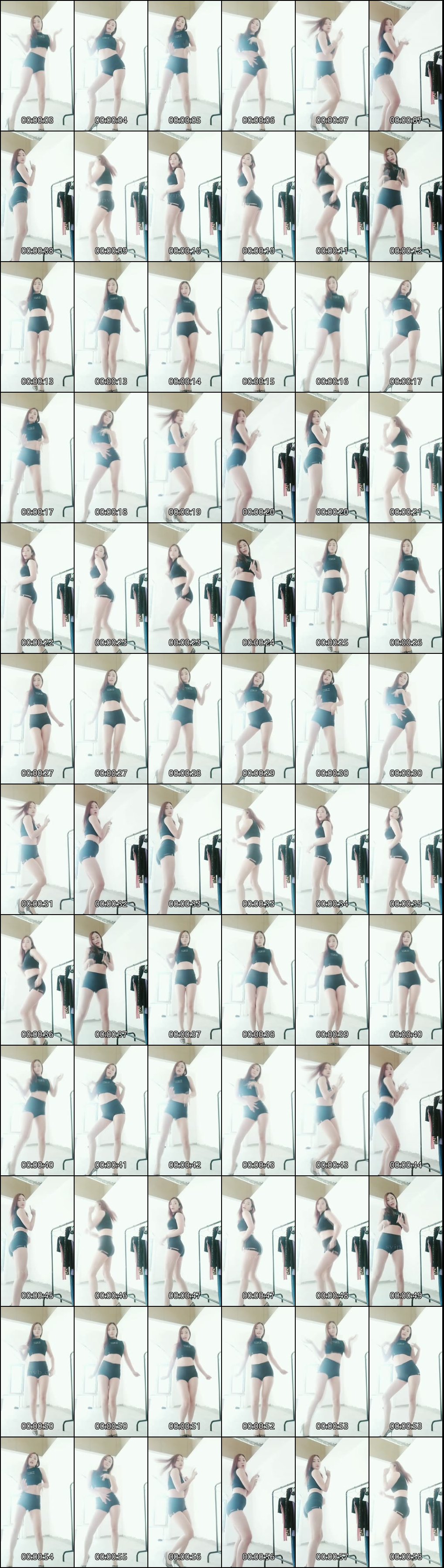 快手晴美瑜伽裤短裤热舞_性感摇臀魅力十足